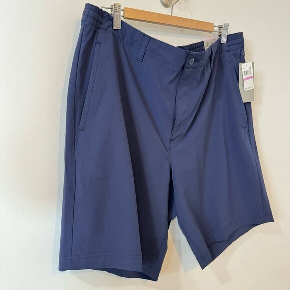 NWT PGA Tour Navy Blue Dressy Athletic Golf Shorts Size 38 - Picture 4 of 15